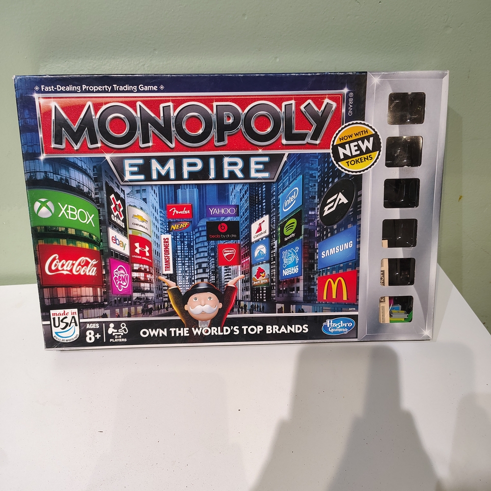 Hasbro Monopoly Empire Themed Edition 80% Complete No Tokens Board Game
